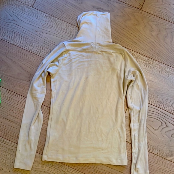 Beige Turtle Neck Stretchy Top - Picture 3 of 3